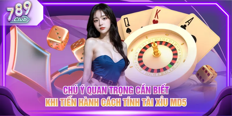 Chú ý quan trọng cần biết khi tiến hành cách tính Tài Xỉu MD5