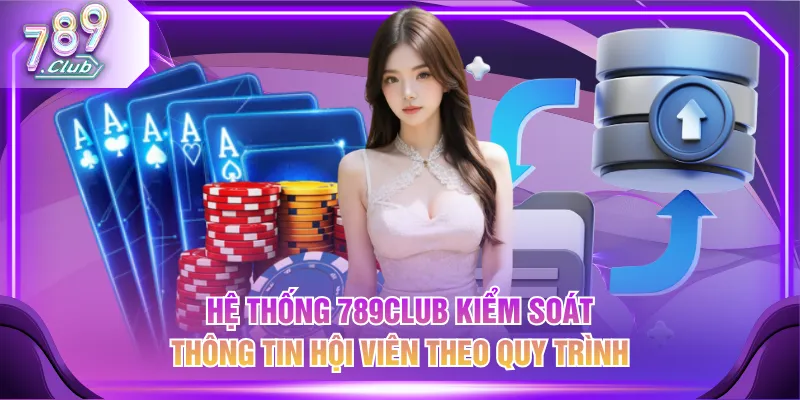 Hệ thống 789CLUB kiểm soát thông tin hội viên theo quy trình
